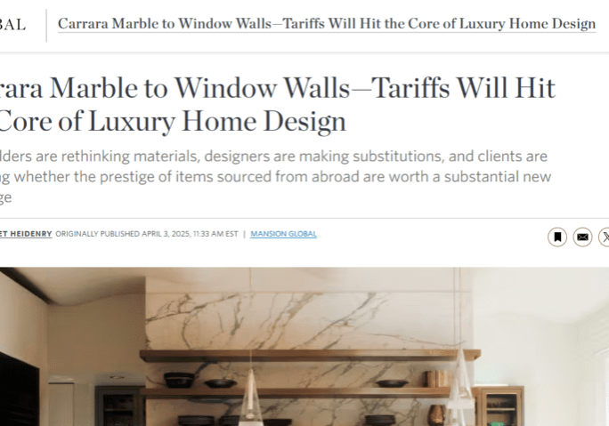 Magazine headline screengrab from Mansion Global